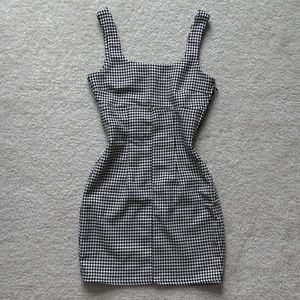 Summer tight gingham dress